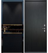 Входная металлическая дверь в частный дом RS-372 - Изображение
