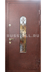 Железная дверь с порошковым напылением RS43 - Фото Железная дверь с порошковым напылением RS43 - Изображение